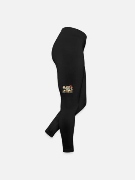 June 1989 Birthday 1989 Retro 1989 June 1989 - Women’s Jersey Leggings - black - Right