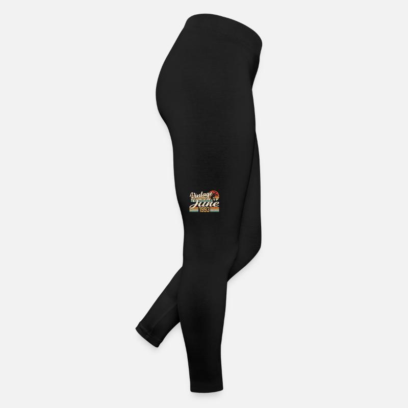 Juni 1993 Geburtstag 1993 Retro 1993 Juni 1993 Frauen Jersey Leggings