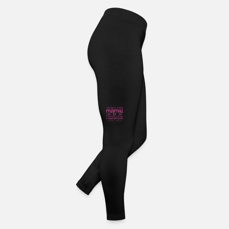 Zwei Titel Oma Fußballer, Großmutter, Fußball Frauen Jersey Leggings