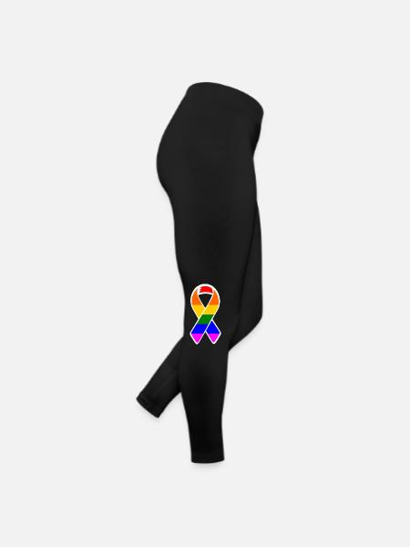Lgbtq - Legging en jersey Femme - noir - Droite