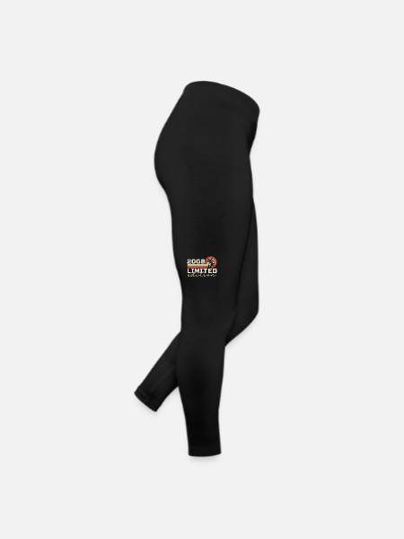 Jahrgang 2008 Retro 2008 Jubiläumsgeschenk - Frauen Jersey Leggings - Schwarz - Rechts