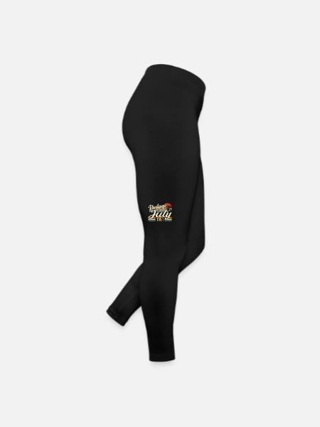 July 1961 Gift, 63rd Birthday July 1961 - Women’s Jersey Leggings - black - Right