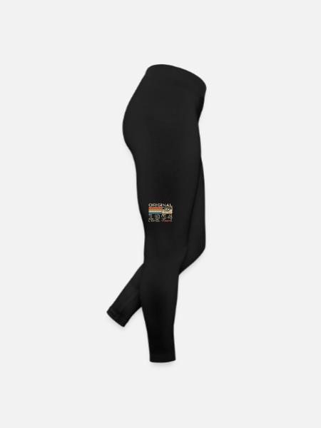 1954 Retro 1954 Birthday Gift - Vintage 1954 - Women’s Jersey Leggings - black - Right