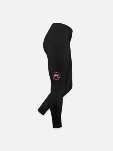 Fitness Sportswoman, Hip Thrust, Gym, Strength Training - Women’s Jersey Leggings - black - Right