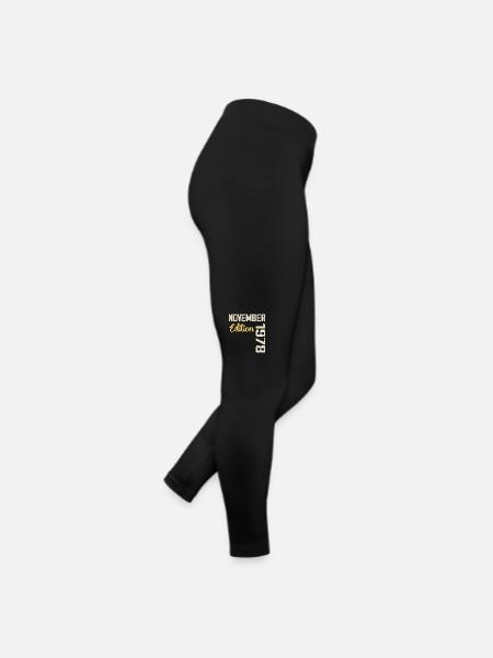 Geboren im November 1978 - Ausgabe 1978 - Frauen Jersey Leggings - Schwarz - Rechts