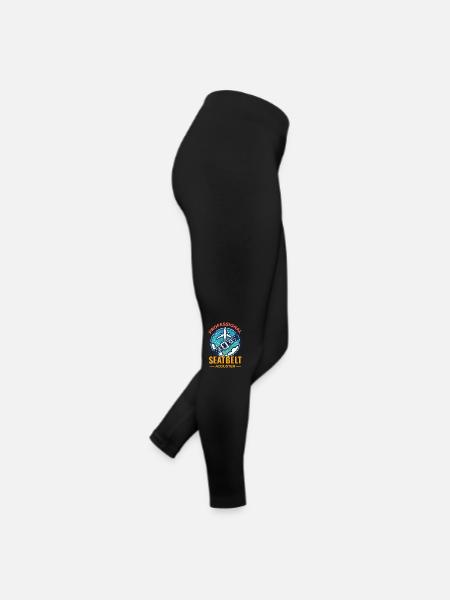 Flugbegleiter Flugbegleiter Flugbegleiterin Flugbegleiterin - Frauen Jersey Leggings - Schwarz - Rechts