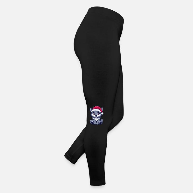 Loup Noël Legging en jersey Femme