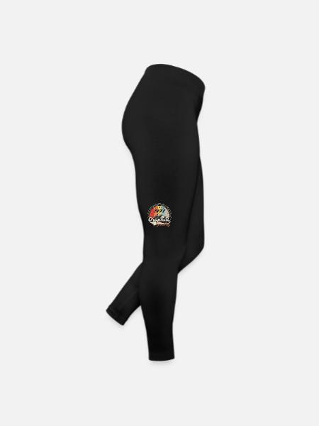 January 1971 Vintage Retro Birthday Gift - Women’s Jersey Leggings - black - Right
