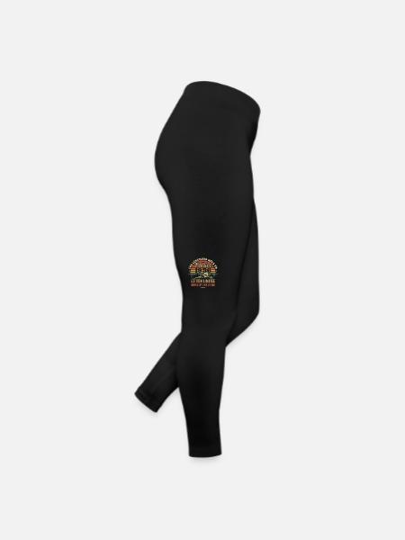 Born In February 1956 Birthday 68 Retro 68 - Women’s Jersey Leggings - black - Right