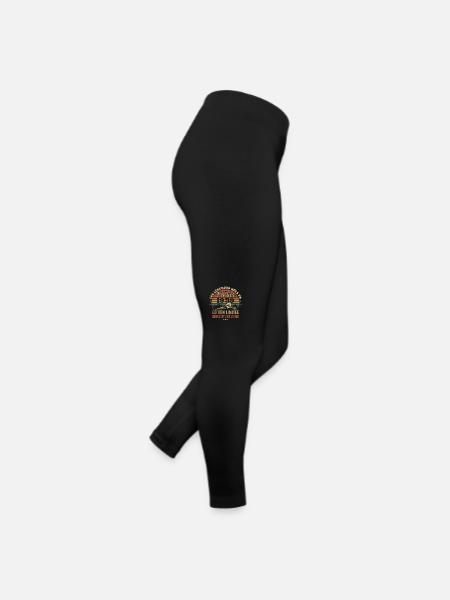 Born In February 1959 Birthday 65 Years Retro 65 - Women’s Jersey Leggings - black - Right