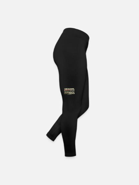 Juni 1955 Jahrgang Geboren im Juni 1955 Geburtstag - Frauen Jersey Leggings - Schwarz - Rechts