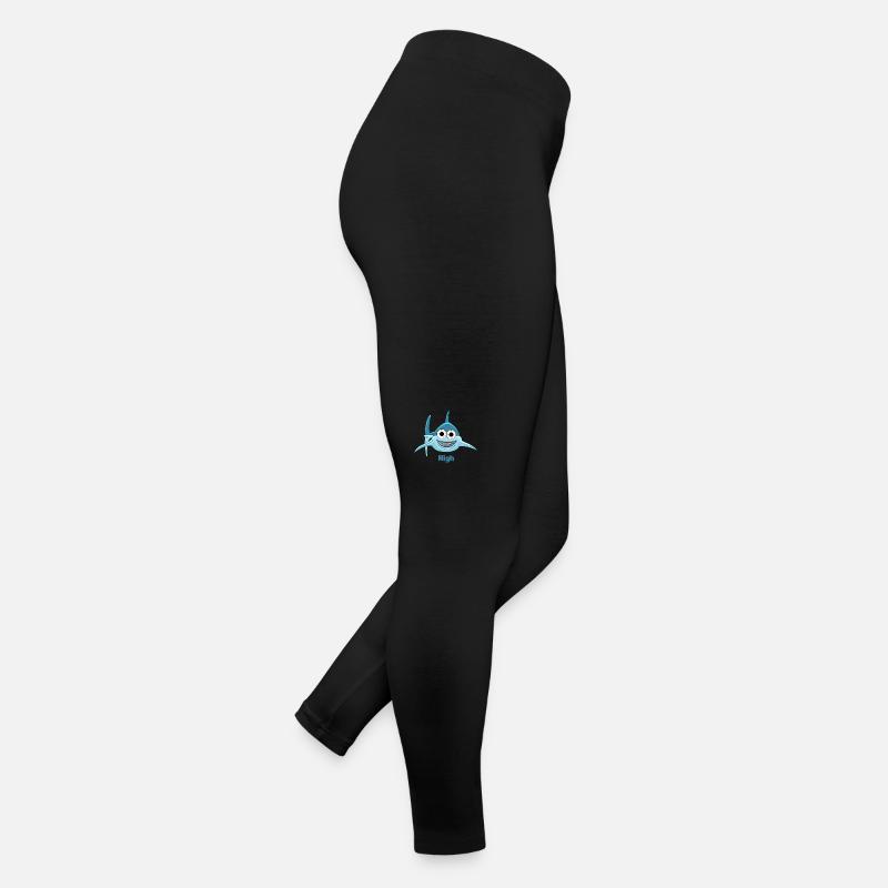 Haut Requin, Requin trippy Legging en jersey Femme