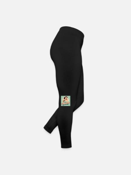 Seifenherstellung - I'm a Soap Addict - Frauen Jersey Leggings - Schwarz - Rechts