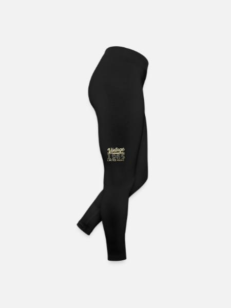 Legend since 1965 Born 1965 Birthday 59 years old - Women’s Jersey Leggings - black - Right