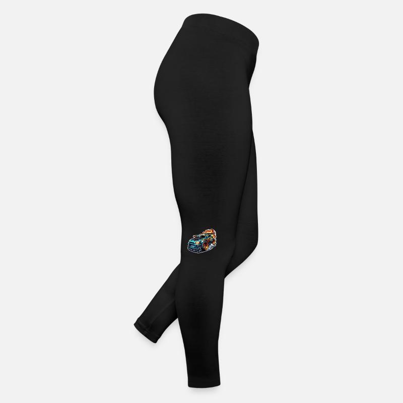 Sportwagen Tuning Auto Frauen Jersey Leggings