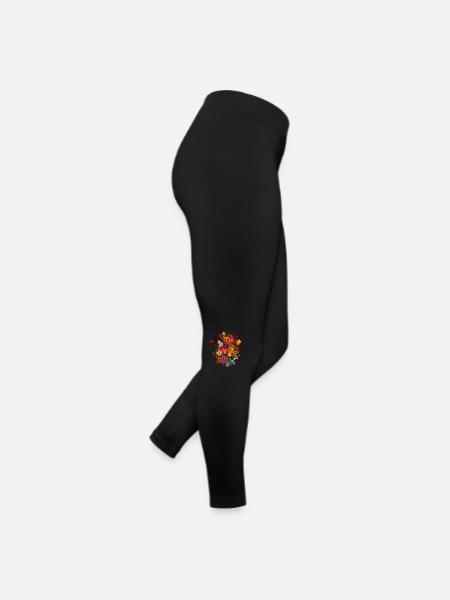 Floristin für eine Floristin - Frauen Jersey Leggings - Schwarz - Rechts