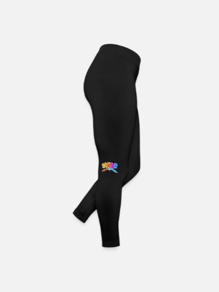 Skater Skateboard Graffiti - Frauen Jersey Leggings - Schwarz - Rechts
