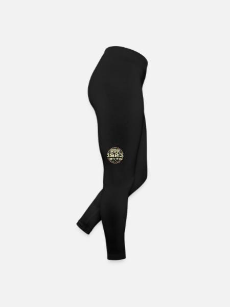 1983 Birthday celebrations, a legendary vintage - Women’s Jersey Leggings - black - Right