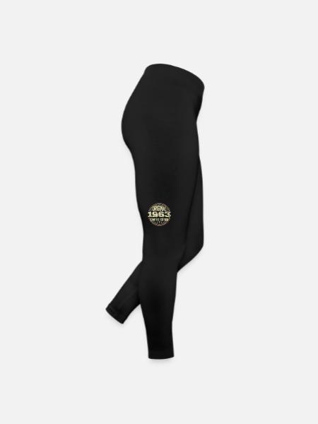 1963 Birthday celebrations, a legendary vintage - Women’s Jersey Leggings - black - Right