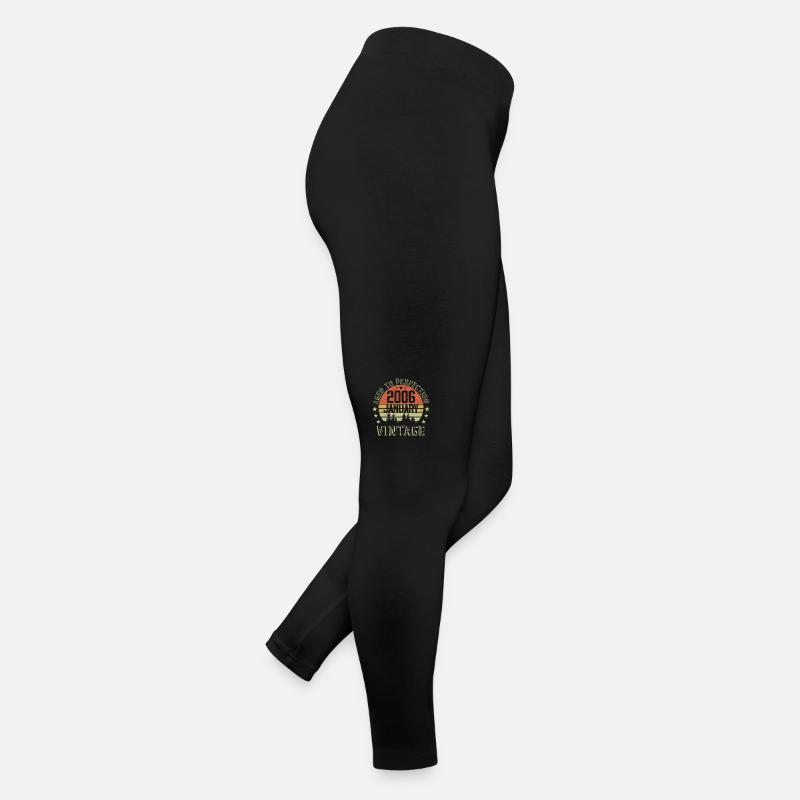 Born In January Geburtstagsgeschenk Januar 2006 Frauen Jersey Leggings