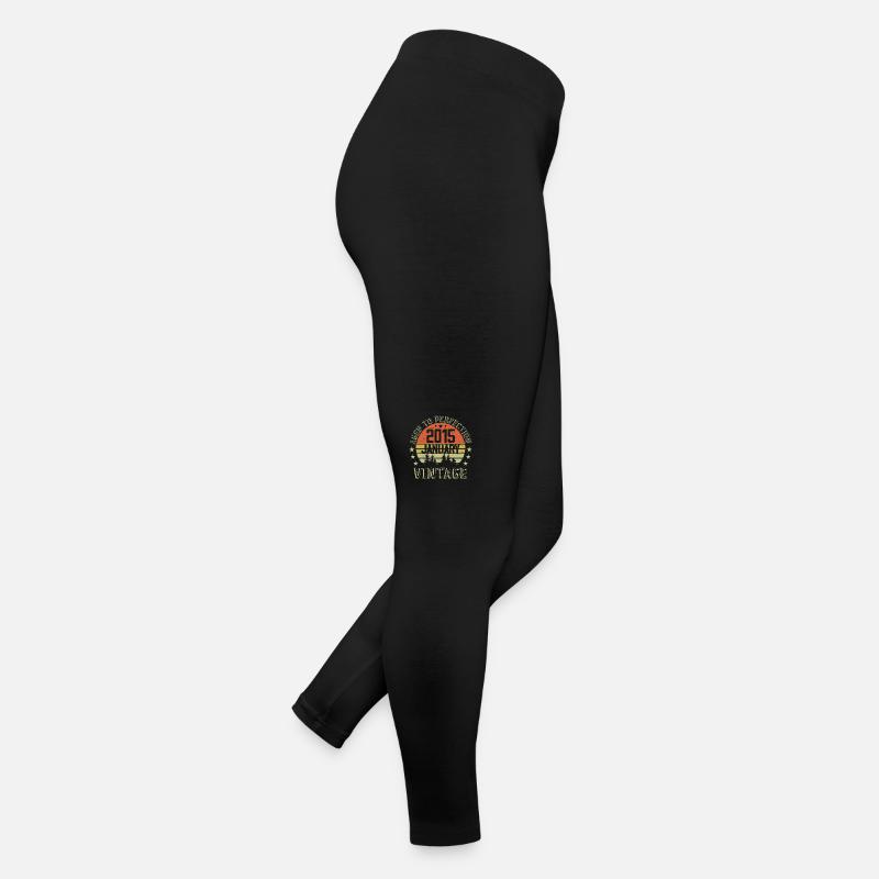 Born In January Geburtstagsgeschenk Januar 2015 Frauen Jersey Leggings
