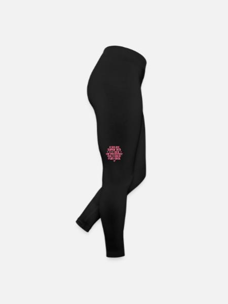Je Suis Une Super Tata - Humour Tata - Legging en jersey Femme - noir - Droite