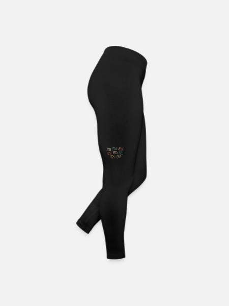 Jahrgang 1953 Geburtsjahr - legendär seit 1953 - Frauen Jersey Leggings - Schwarz - Rechts