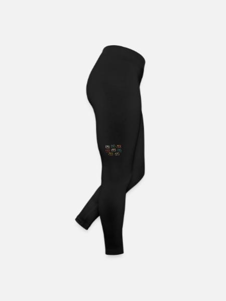 Né en 1993 - légendaire depuis 1993 - Legging en jersey Femme - noir - Droite
