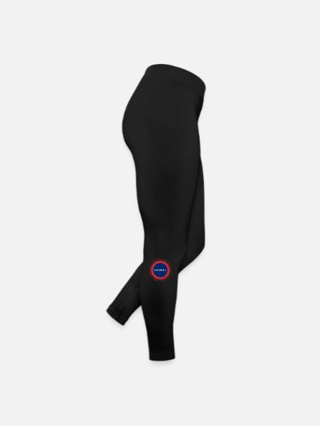 Norwegen - Frauen Jersey Leggings - Schwarz - Rechts