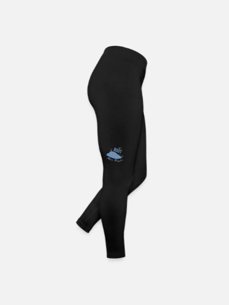 Mon bateau Mes règles Bateau à moteur - Legging en jersey Femme - noir - Droite