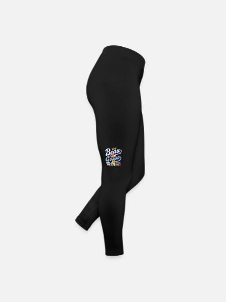 beau gosse depuis 1983 anniversaire 40 Homme - Legging en jersey Femme - noir - Droite