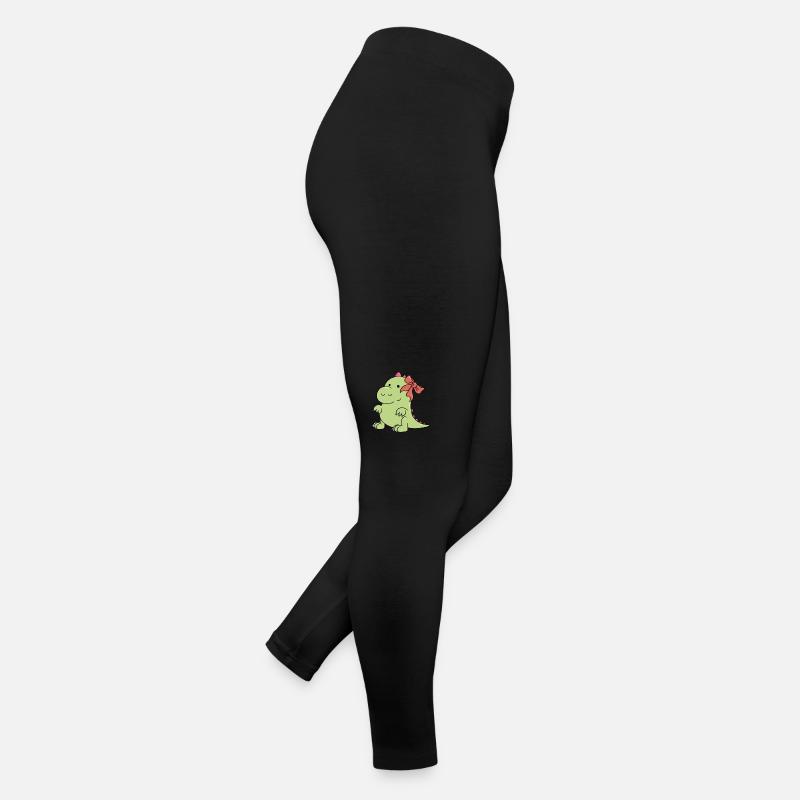 ein kleiner Dino an Weihnachten Frauen Jersey Leggings