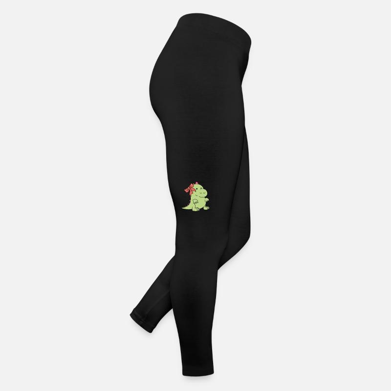 un petit dinosaure à Noël Legging en jersey Femme