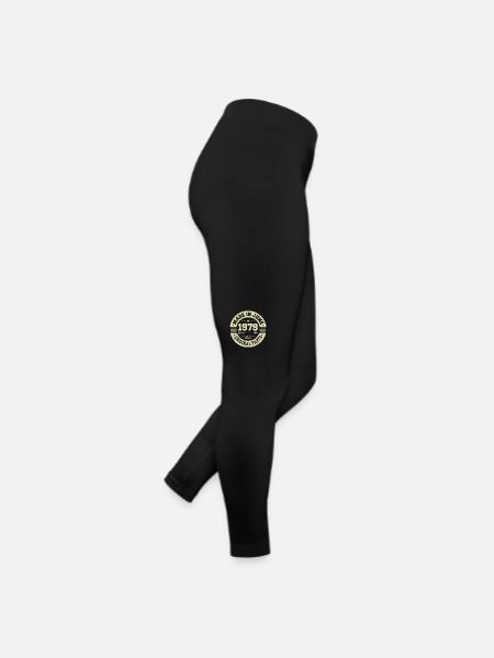 June 1979 Birthday Present June 1979 June 1979 - Women’s Jersey Leggings - black - Right