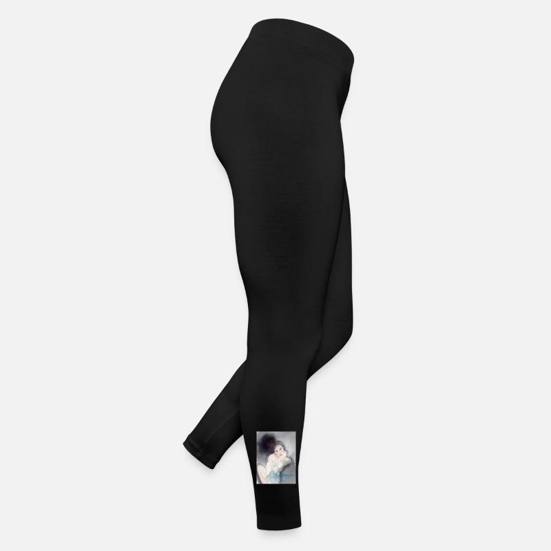 love yourself - Women’s Jersey Leggings - black
