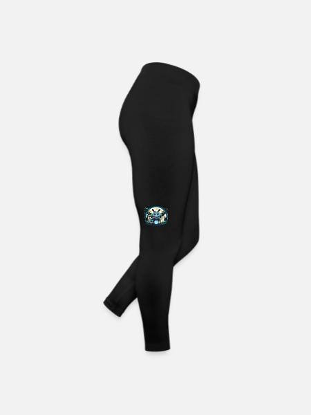 Mothman Point Pleasant Drummer Cryptid - Women’s Jersey Leggings - black - Right