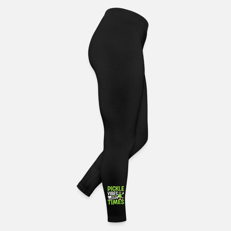 Pickle vibes happy times- Cucumber Tshirt Women’s Jersey Leggings
