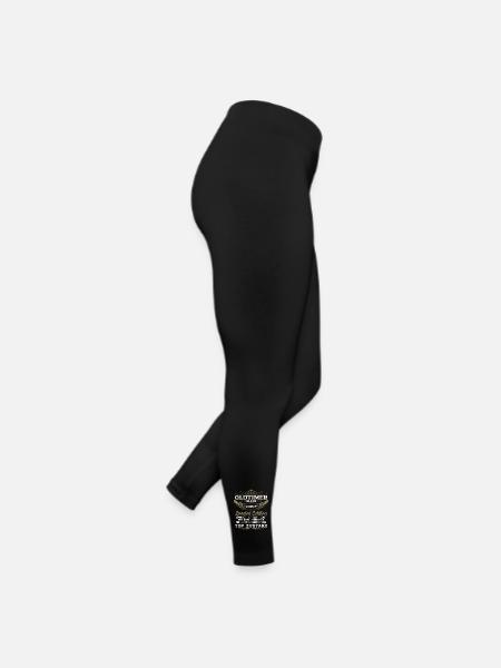 Oldtimer Jahrgang 1967 55. Geburtstag Geschenk fun - Frauen Jersey Leggings - Schwarz - Rechts