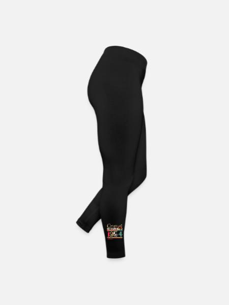Original December 1954 68th Birthday Gift - Women’s Jersey Leggings - black - Right