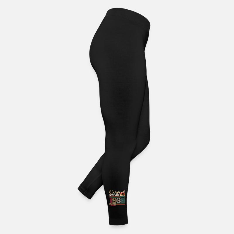 Original Décembre 1968 54e anniversaire Cadeau Legging en jersey Femme