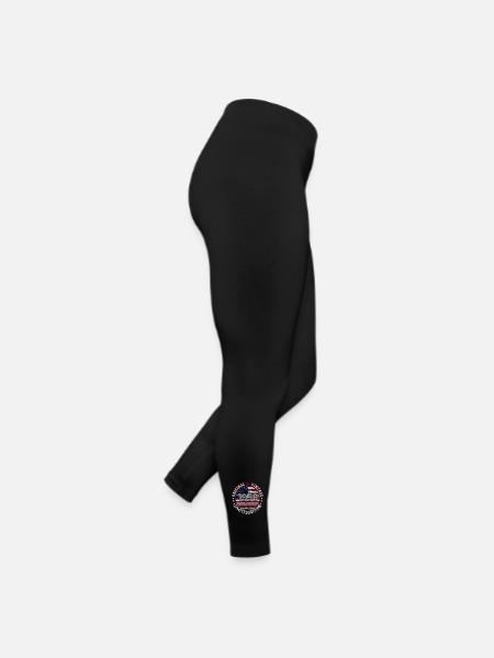 Jahrgang 1958 65. Geburtstag Geschenk Mann/ USA - Frauen Jersey Leggings - Schwarz - Rechts