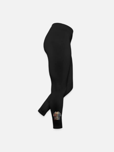Year 2001 January 22nd birthday Gift man - Women’s Jersey Leggings - black - Right