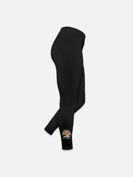 Né en 1959 Janvier 64e anniversaire Homme cadeau - Legging en jersey Femme - noir - Droite