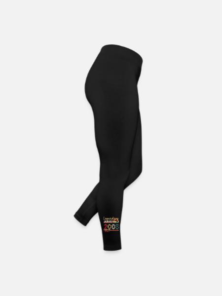 17th birthday vintage 2006 January gift man - Women’s Jersey Leggings - black - Right
