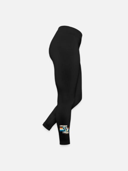 Janvier Né en 1968 55e anniversaire Cadeau 60s - Legging en jersey Femme - noir - Droite
