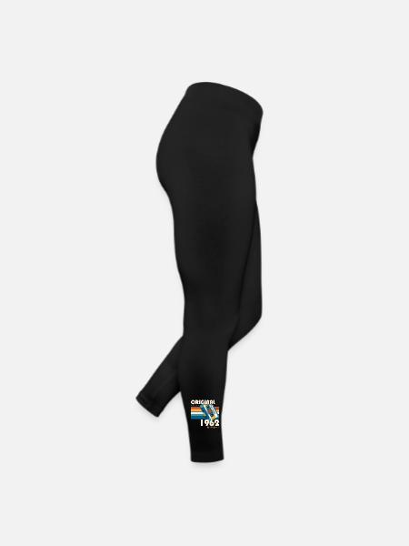 Janvier Né 1960 63e anniversaire Cadeau 60s - Legging en jersey Femme - noir - Droite