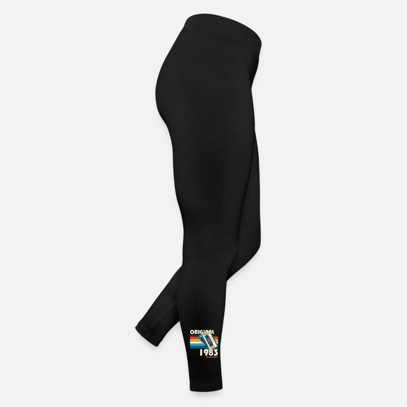 40th Birthday Man June Vintage 1983 Cassette Legging en jersey Femme