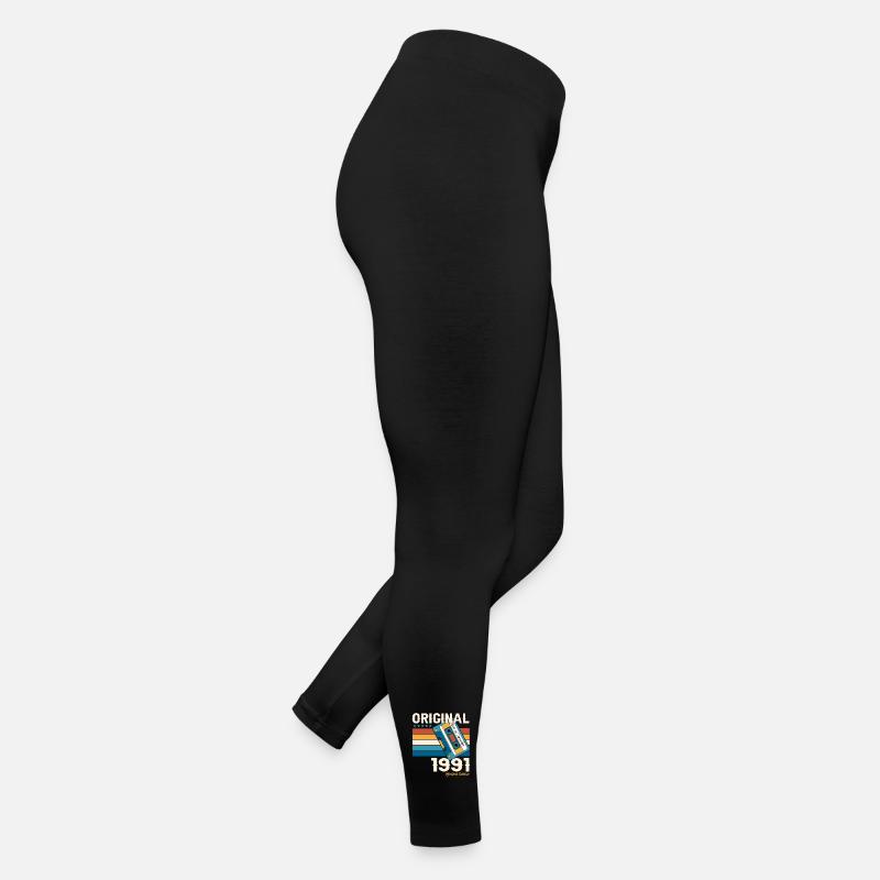 32e anniversaire septembre millésime 1991 cassette Legging en jersey Femme