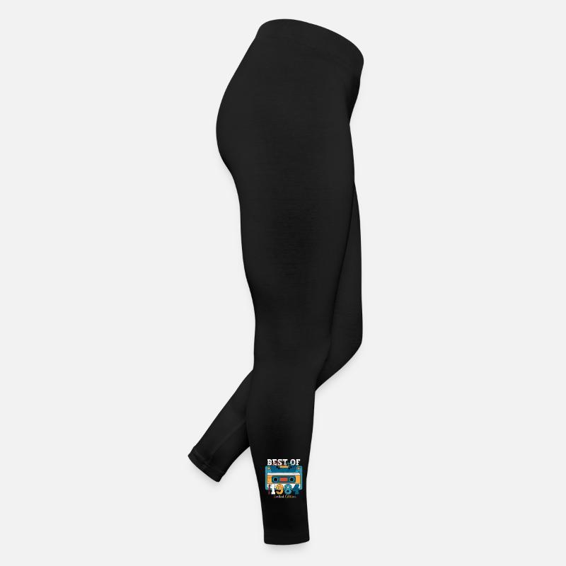 39e anniversaire décembre Vintage 1984 cassette Legging en jersey Femme