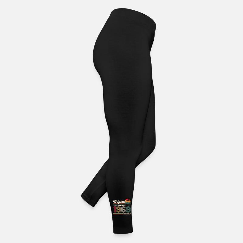 55e anniversaire Original janvier né 1969 Legging en jersey Femme